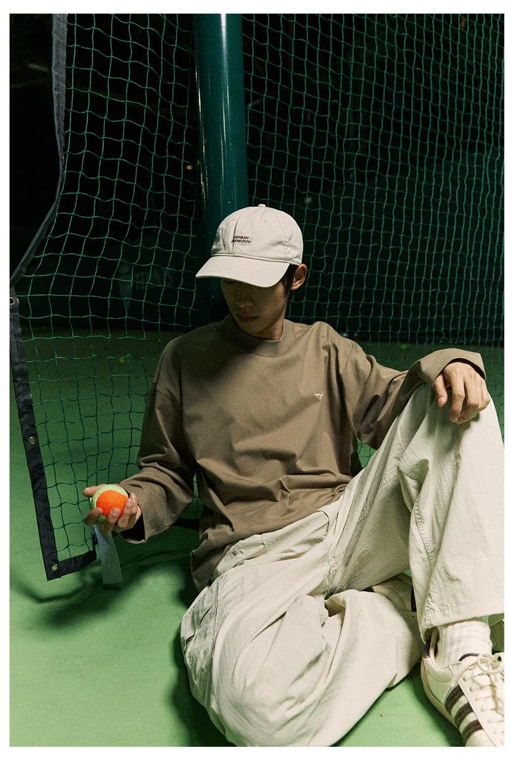 NORYBRAND レタープラッシュクルーネックTシャツ NGA003
