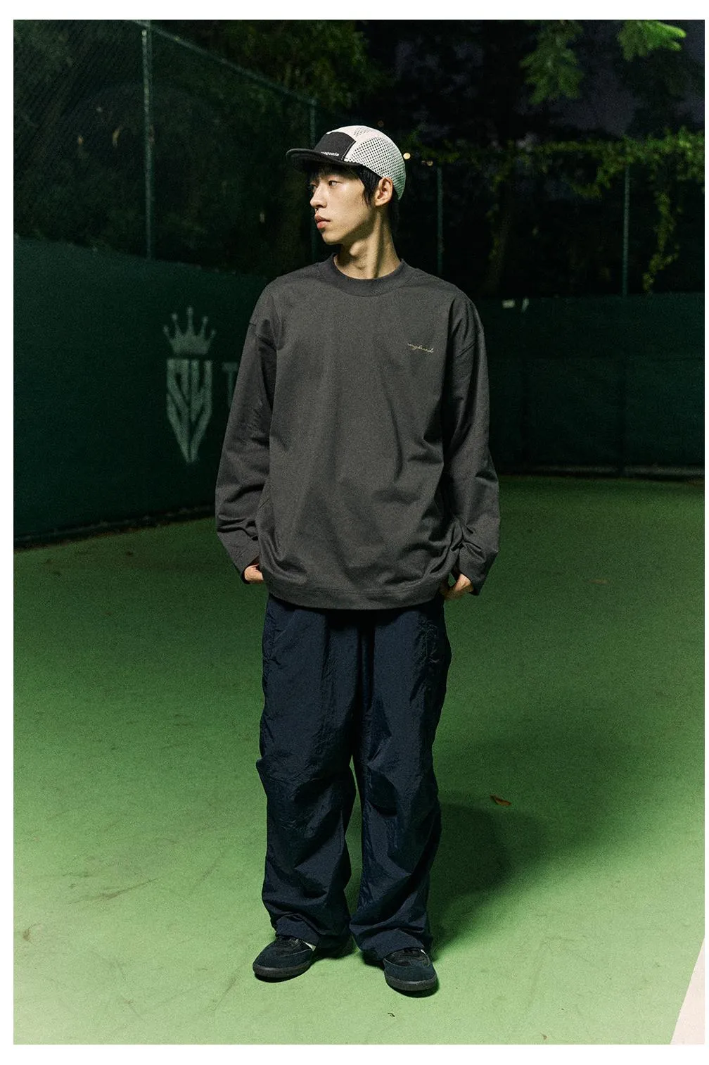 NORYBRAND レタープラッシュクルーネックTシャツ NGA003