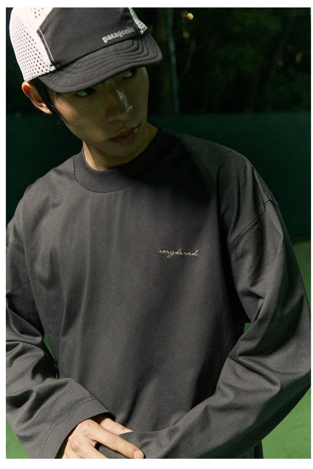 NORYBRAND レタープラッシュクルーネックTシャツ NGA003