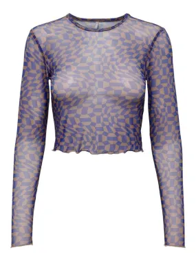 Only Tine - Mesh crop top