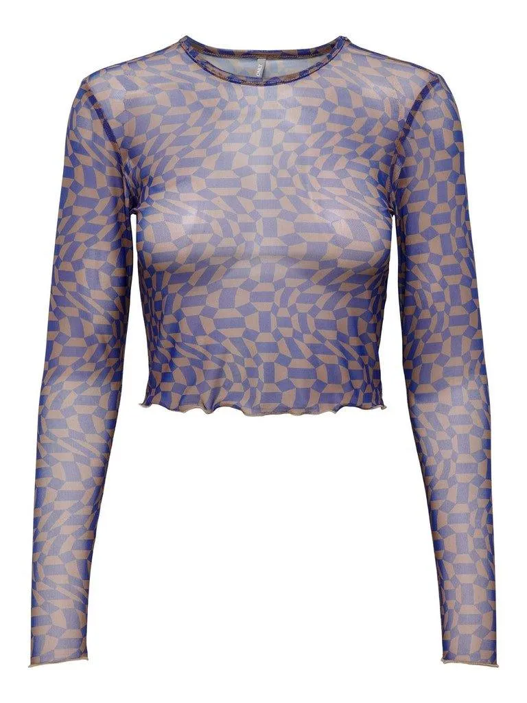 Only Tine - Mesh crop top