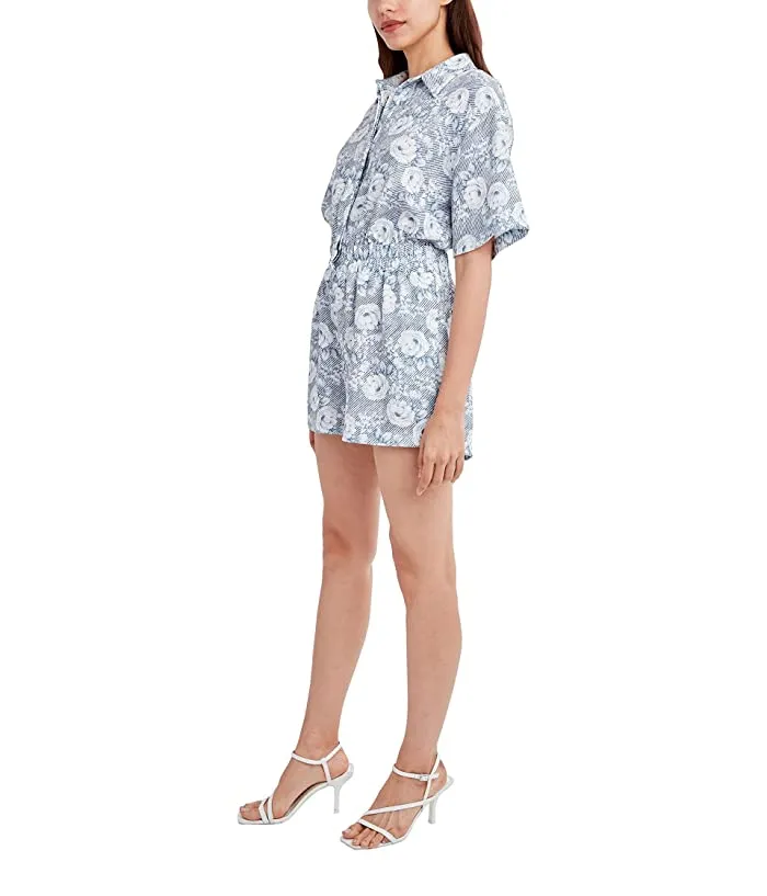ORIGINAL - Printed Button Front Romper