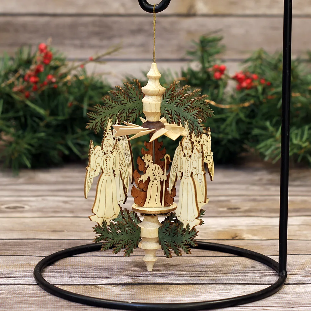 Ornament - Pine detail Nativity