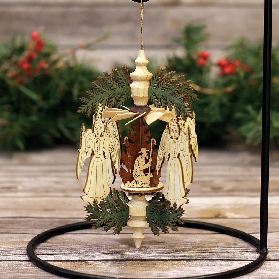 Ornament - Pine detail Nativity