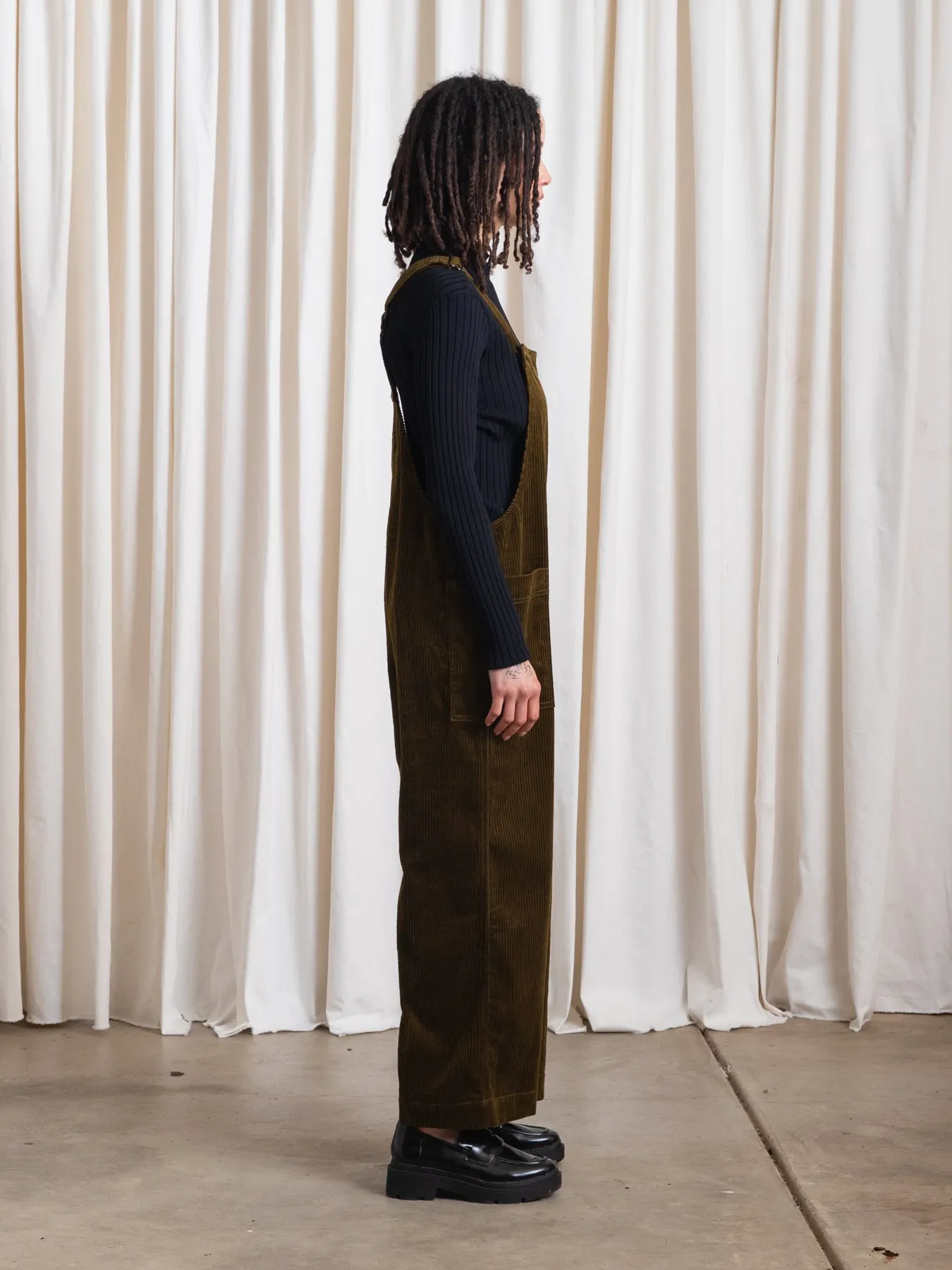 OVERALL JUMPER - NAVY CORDUROY