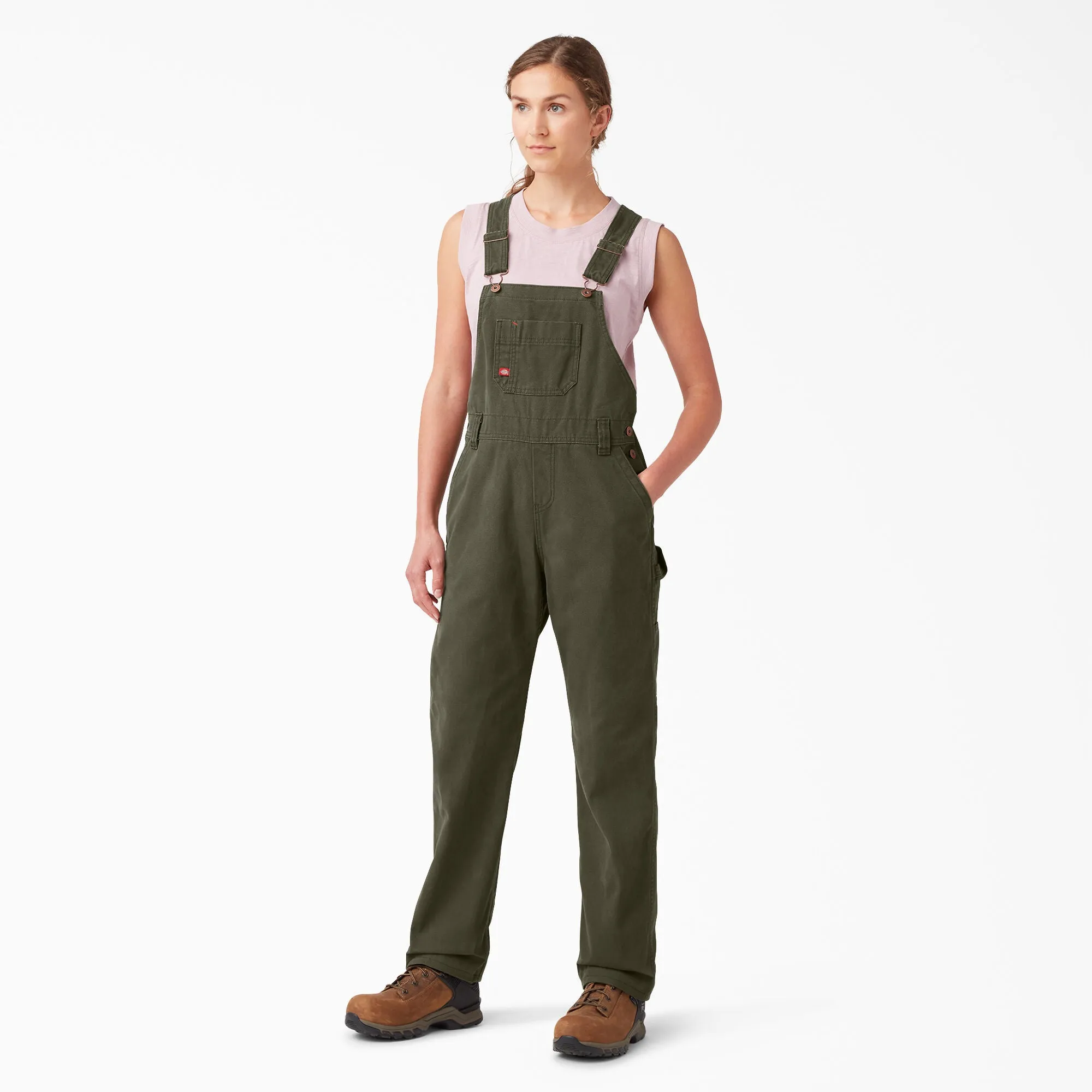 Overalls - Dickies Women's Relaxed Fit Bib Overalls, FB206