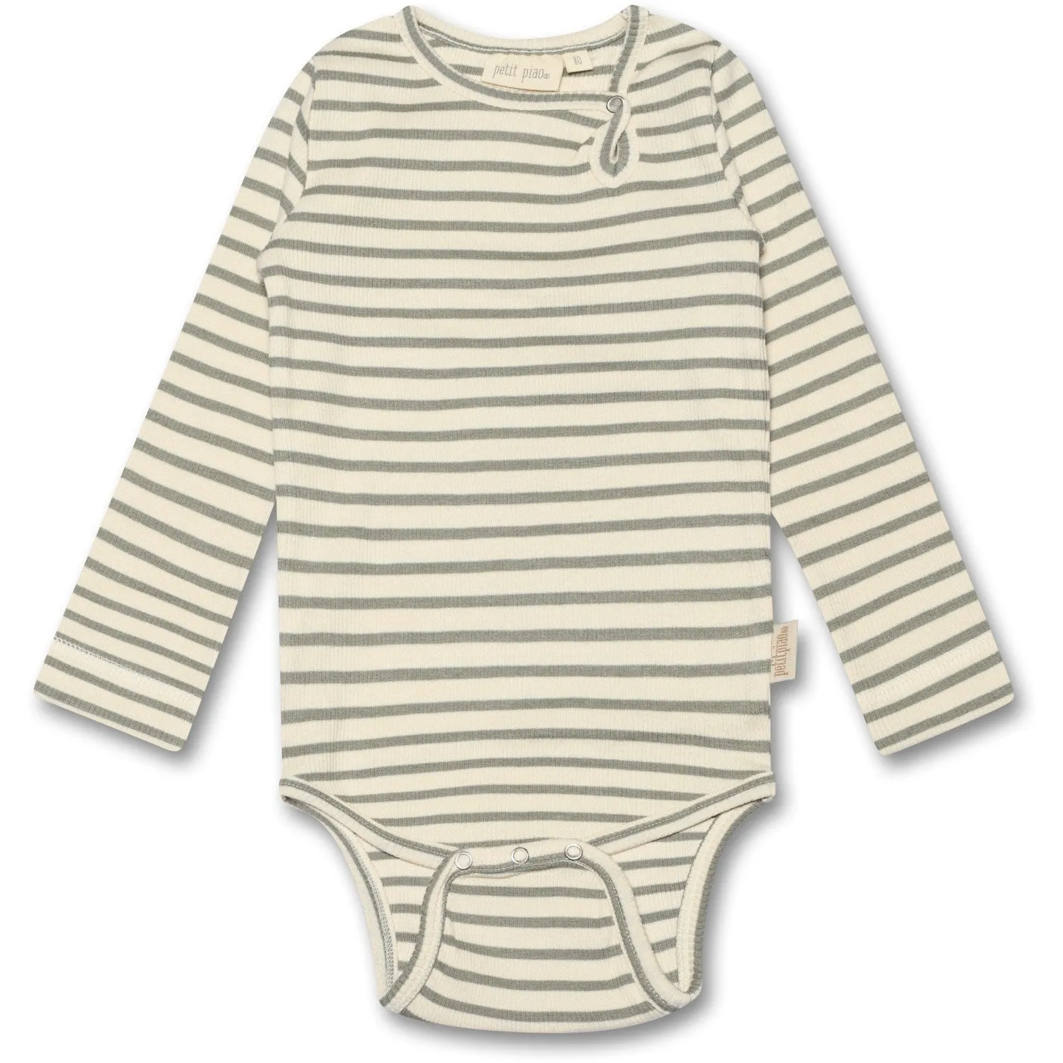 Petit Piao Green shadow Body Modal Striped