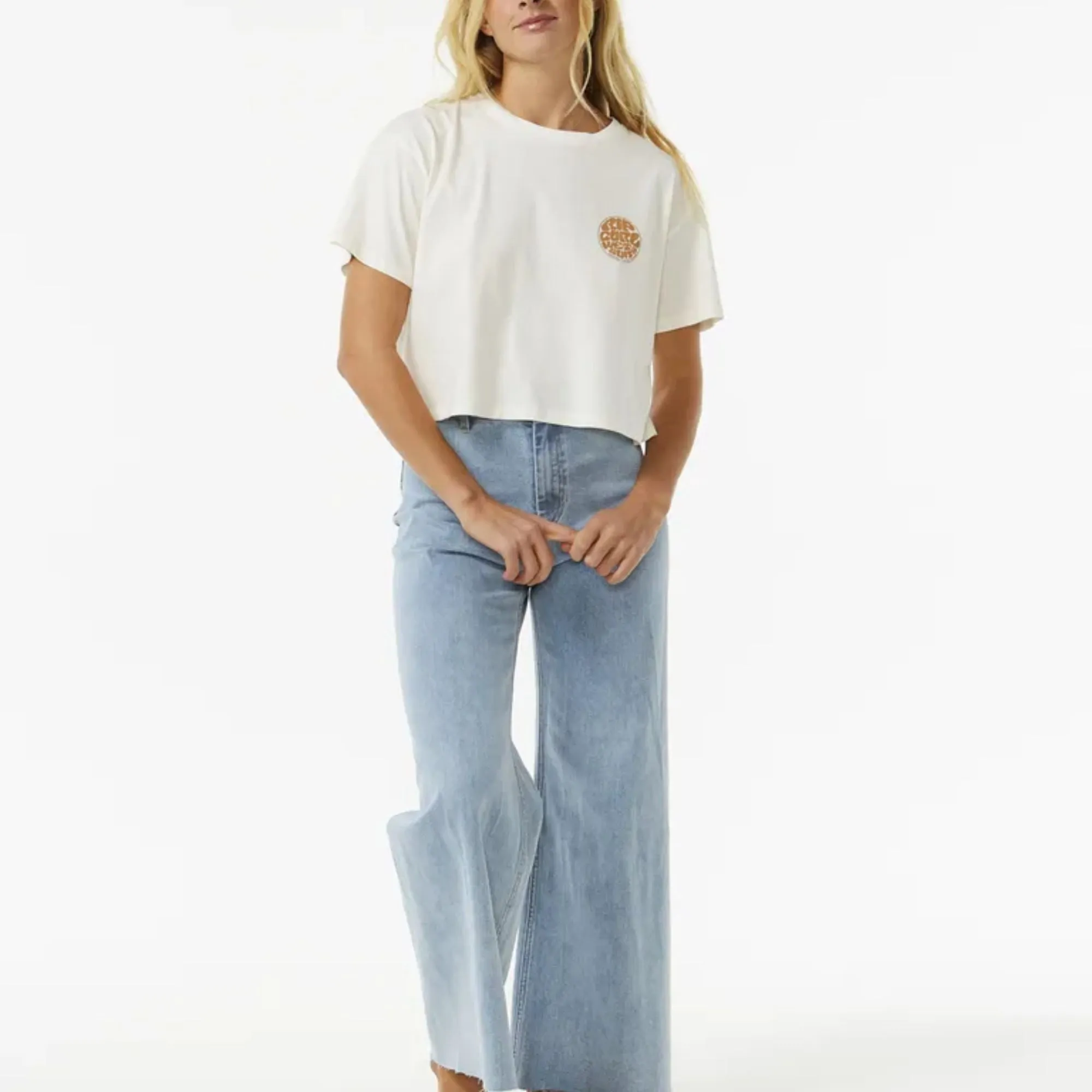 Ripcurl Women's Wettie Icon Crop Tee