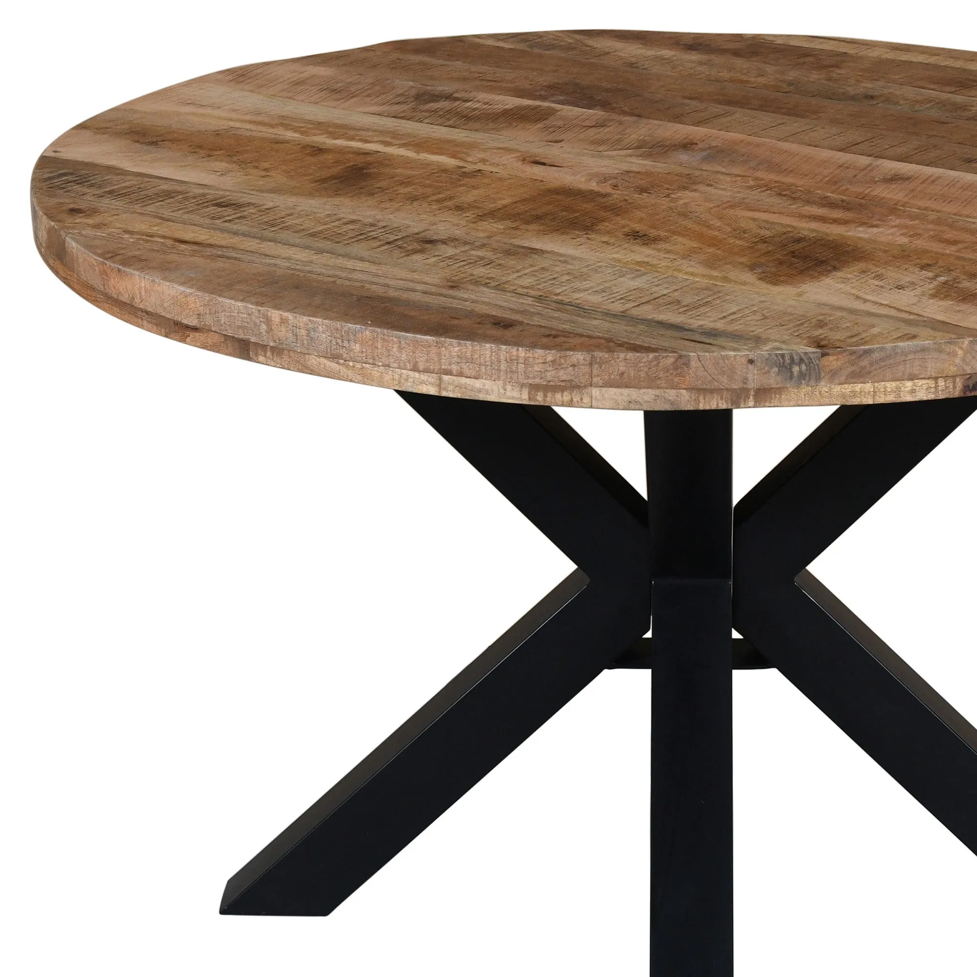Round Dining Table Arhan Solid Wood