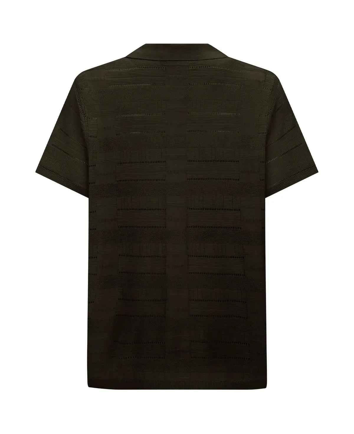 SEDA SILK CHECK SHIRT - CHOCOLATE