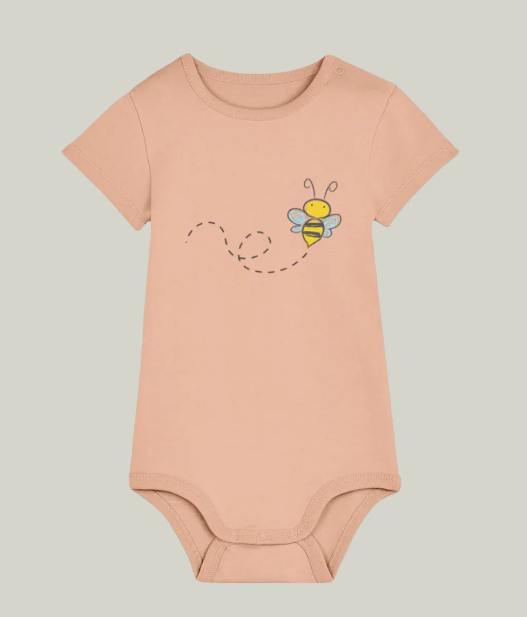 See'-soo Baby "Bee" 100% Organic Cotton Bodysuit