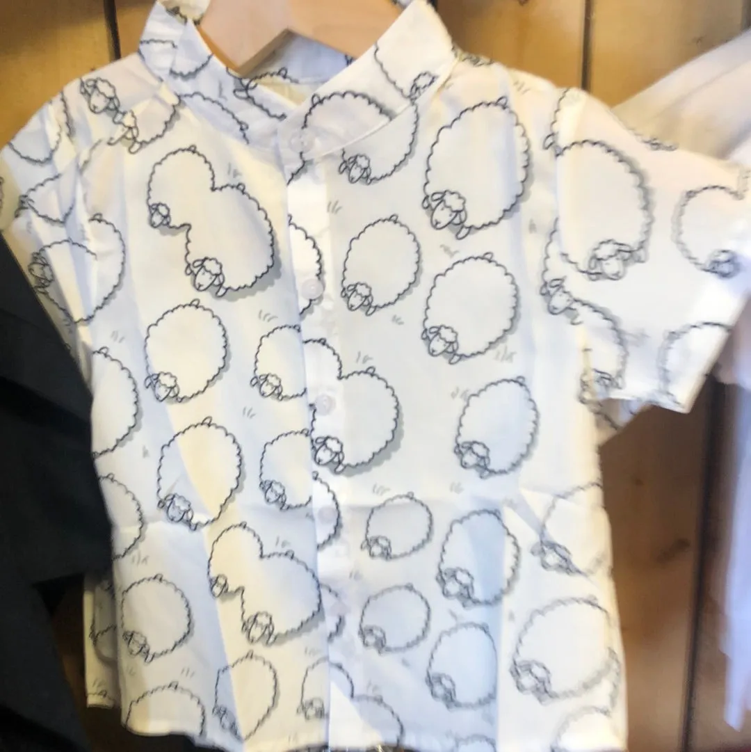 Sheep design  kids Short sleeve shirt