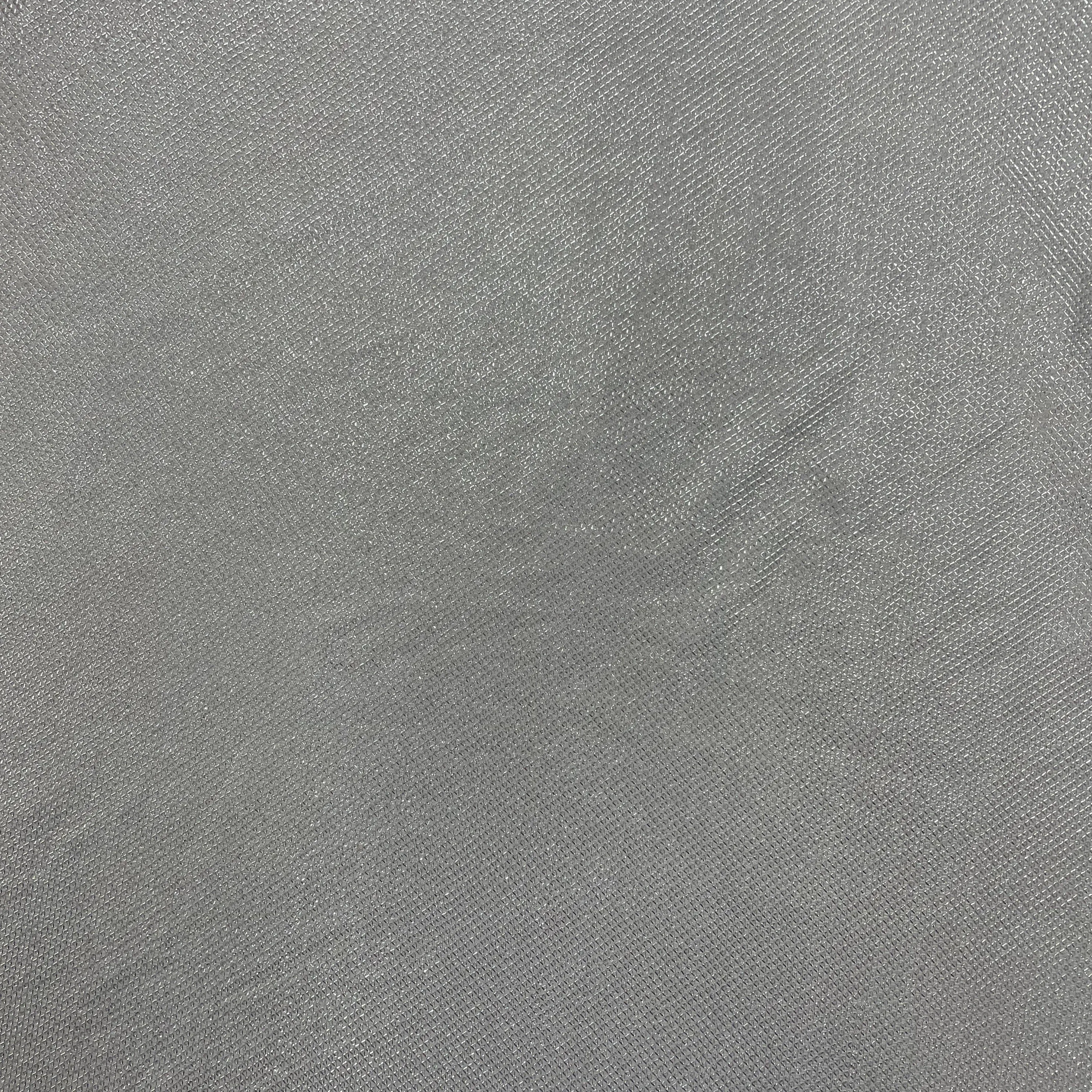 Silver Imorted Lurex Knitted Fabric
