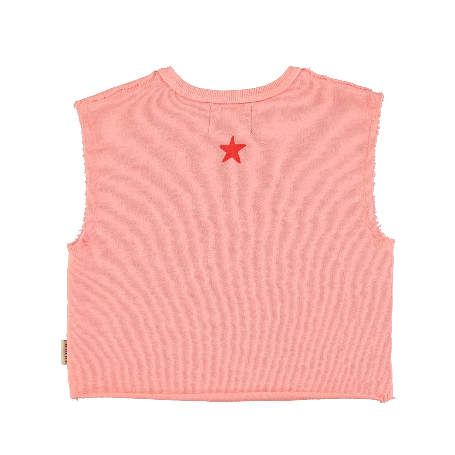 sleeveless t'shirt | pink w/ "camp tapawingo" print