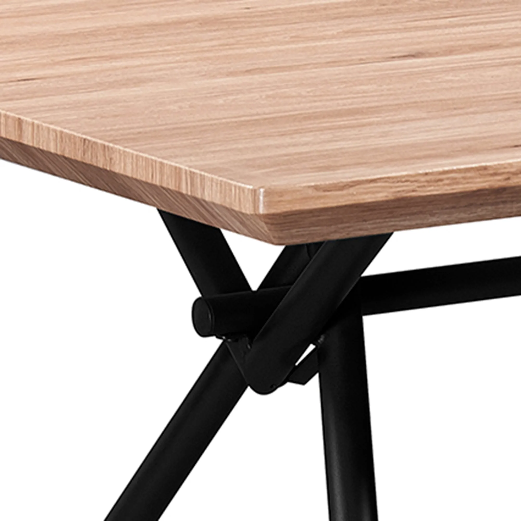 Square Dining Table Bronx Natural Wood