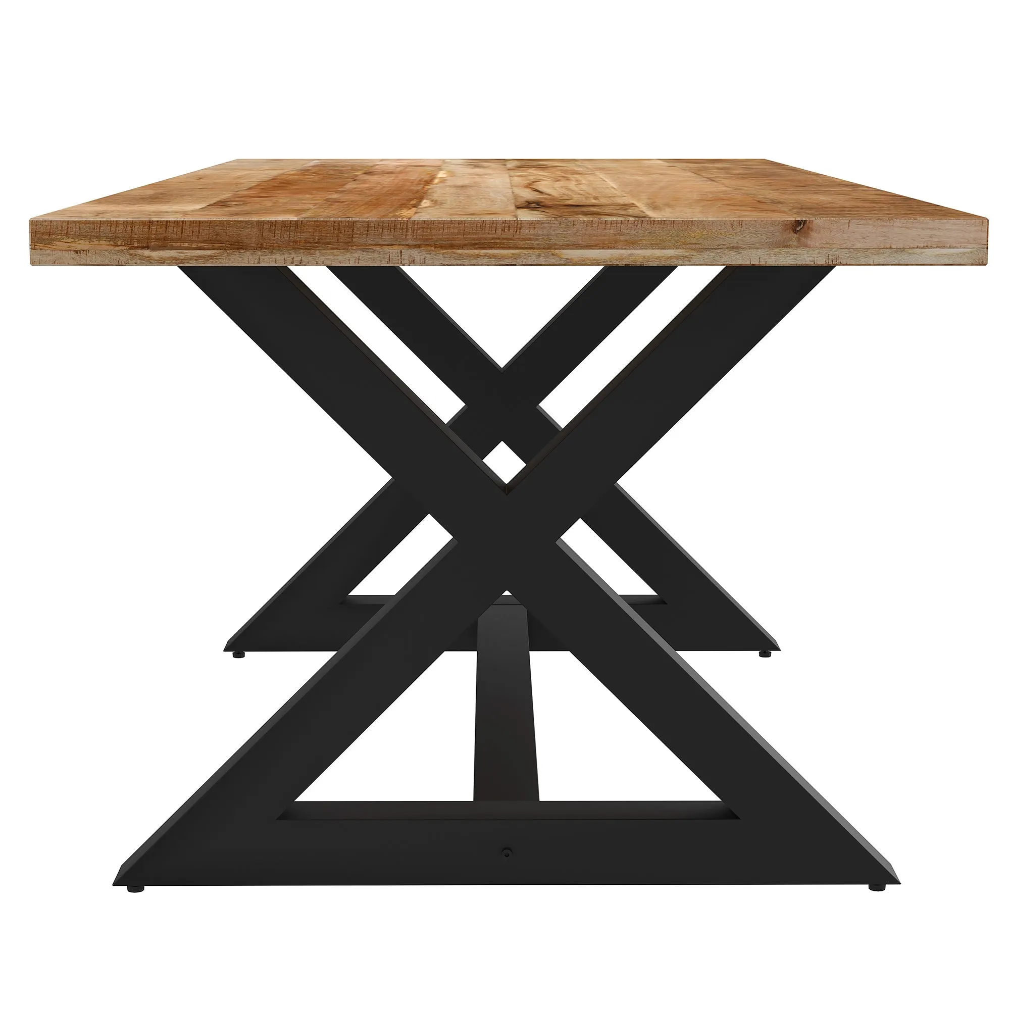 Square Dining Table Zax Solid Wood