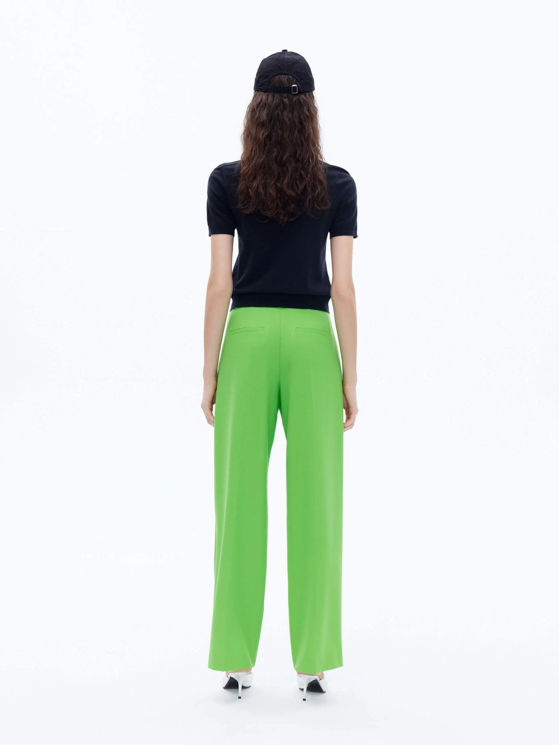 Stand Collar Knitted Top