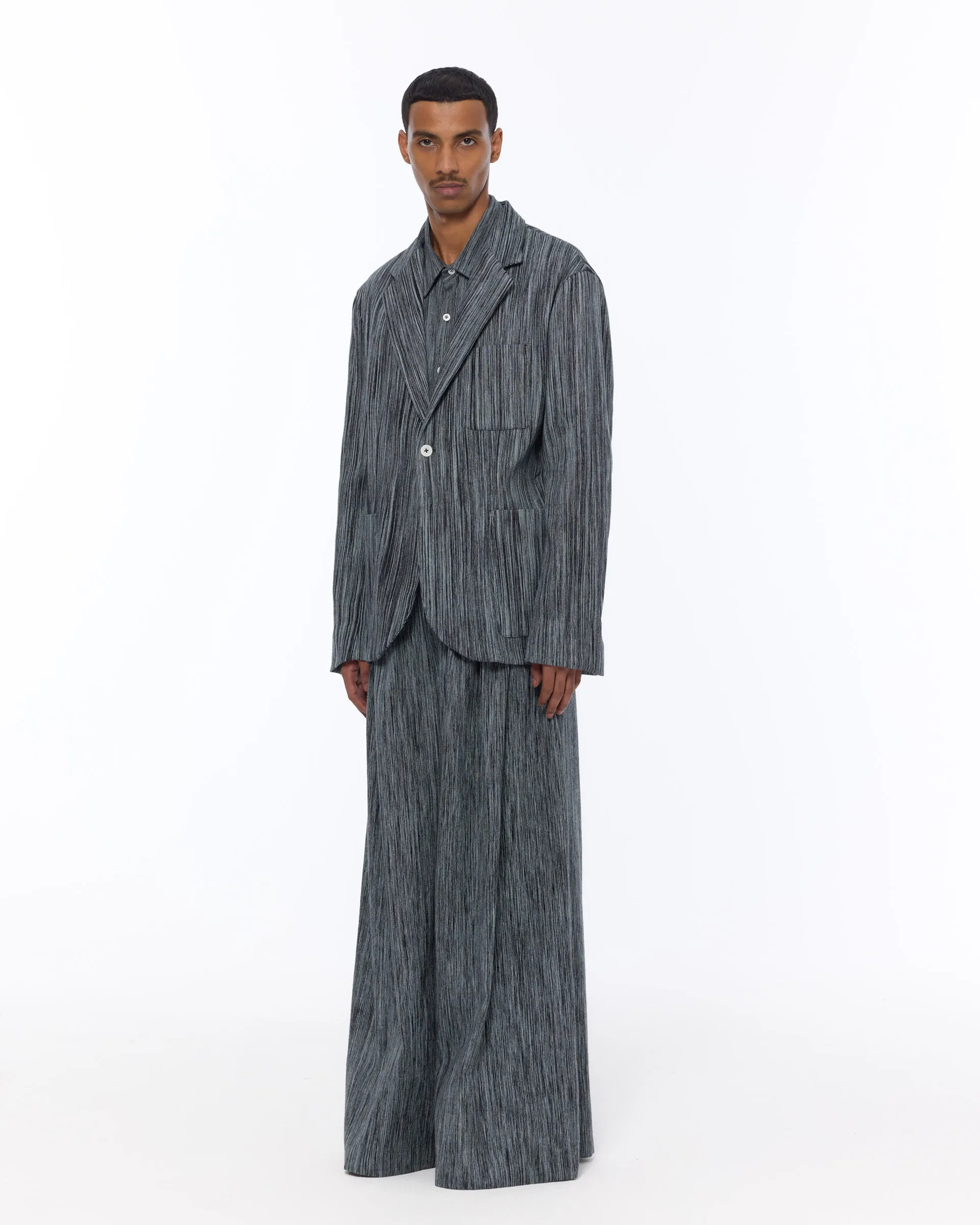The Blazer : Grey Chambray