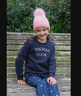 Thomas Cook Girls Zoe Crew Neck Jumper - Navy