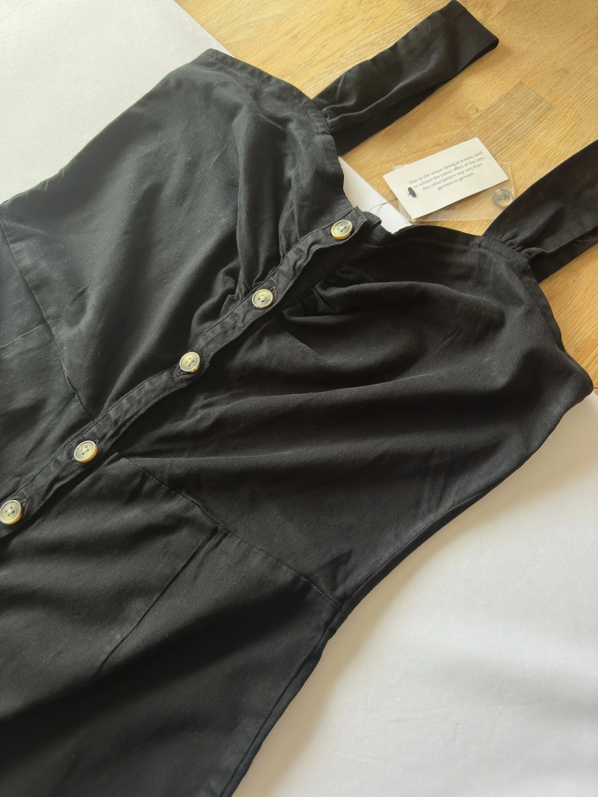 V by Very Black Cotton Jumpsuit 10, 12, 14, 16, 18