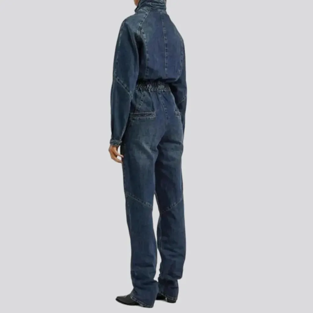 Vintage women's denim jumpsuit
