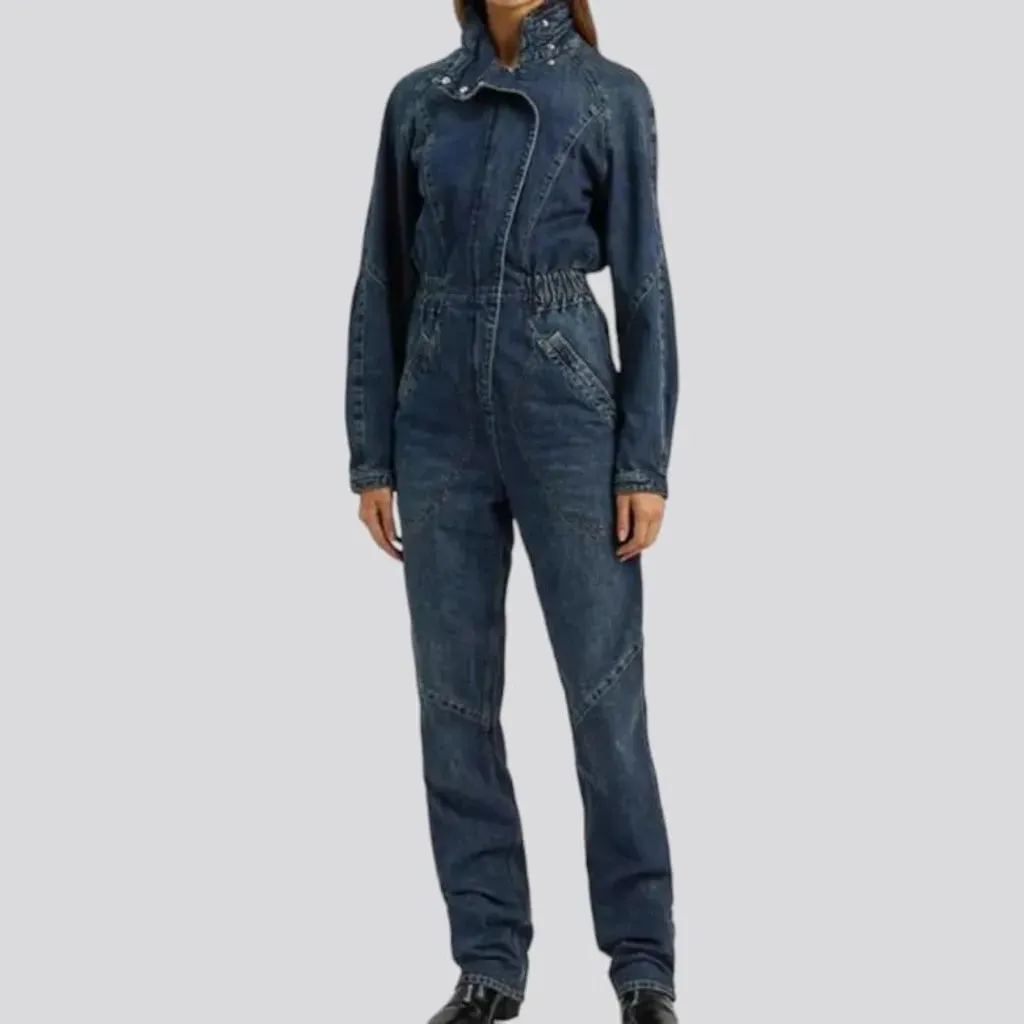Vintage women's denim jumpsuit