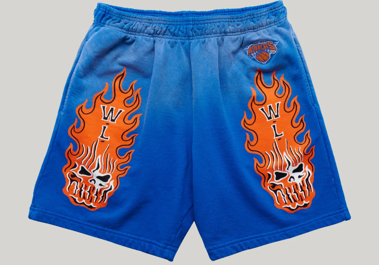 Warren Lotas New York Knicks Flaming Shorts