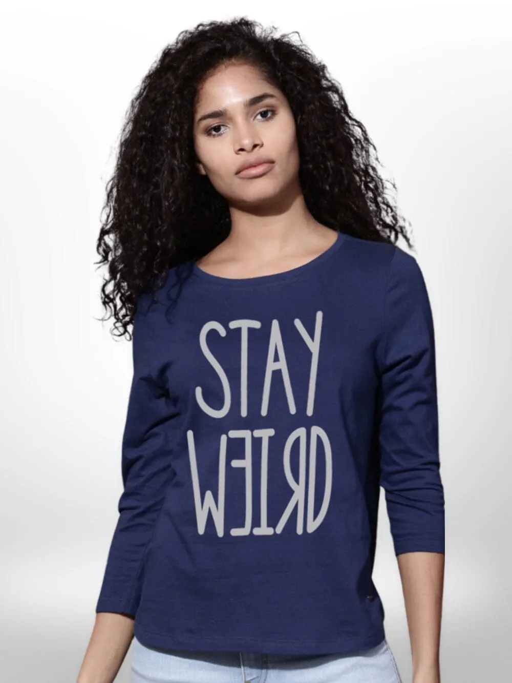 Womens Cool Mood  T-Shirt 4 Quarter Sleeve