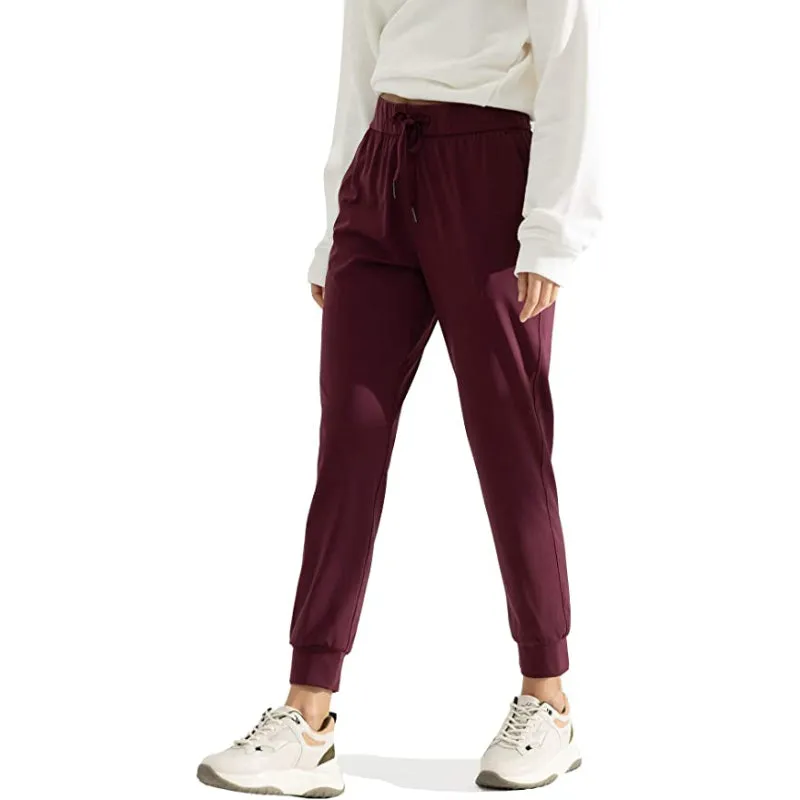 Women's Joggers Pants Drawstring Running Sweatpants With Pockets Lounge Wear