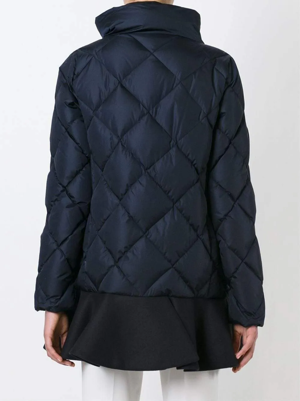 Wool Hem Puff Coat