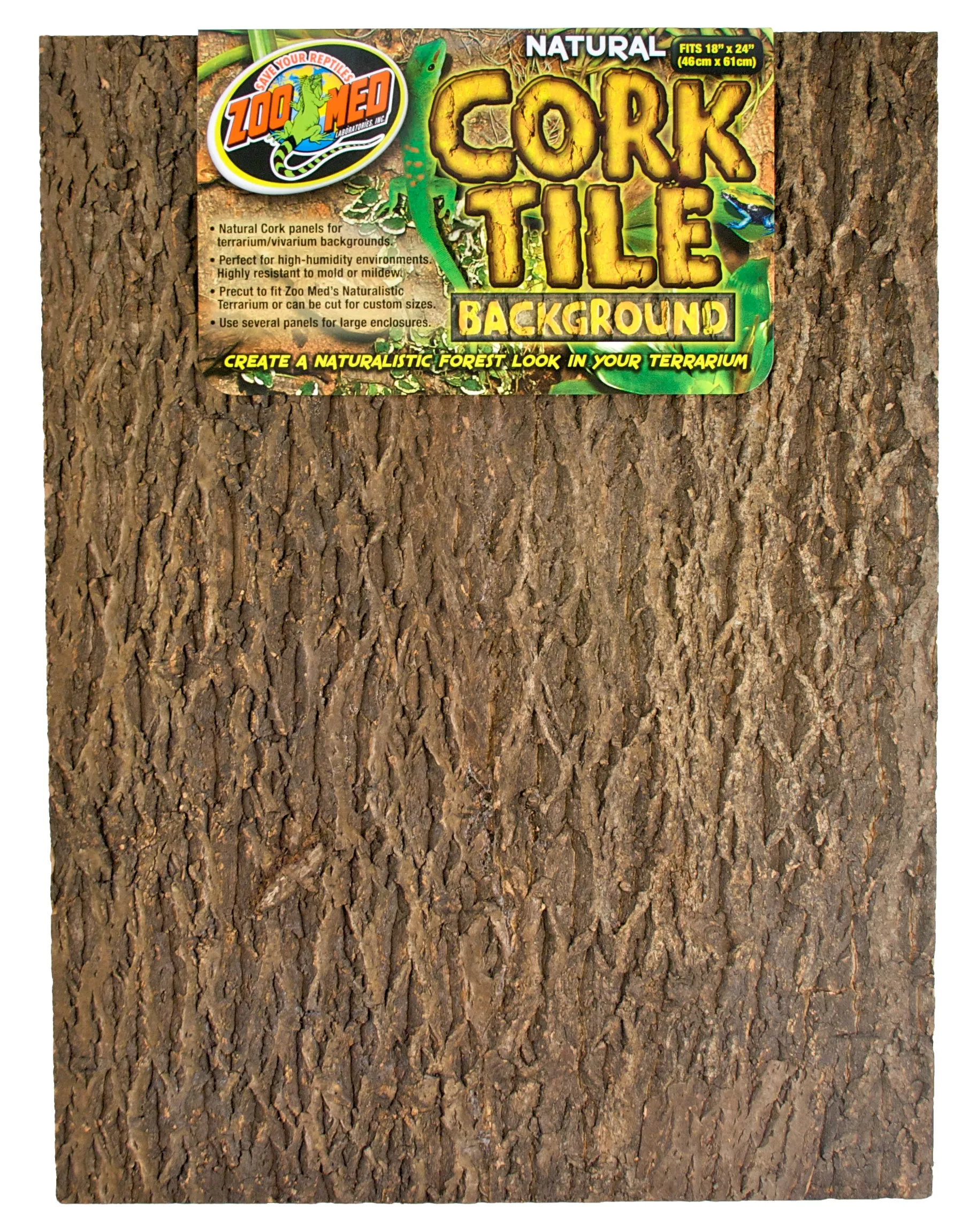 Zoo Med Natural Cork Tile Background