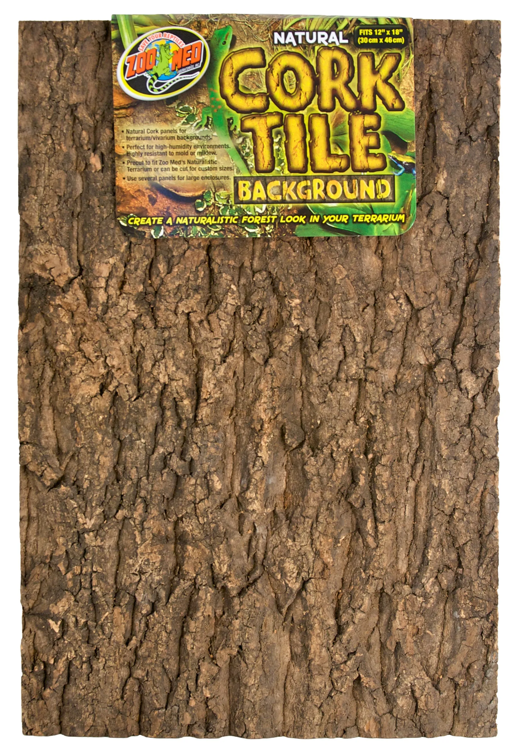 Zoo Med Natural Cork Tile Background